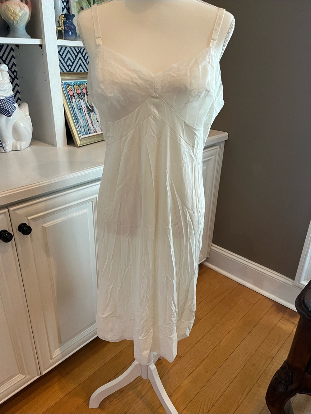 Vintage White Slip Dress